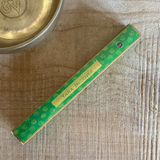 Tibetan Green Tara incense sticks handmade by Khachoe Ghakyil Ling Nunnery, Kathmandu