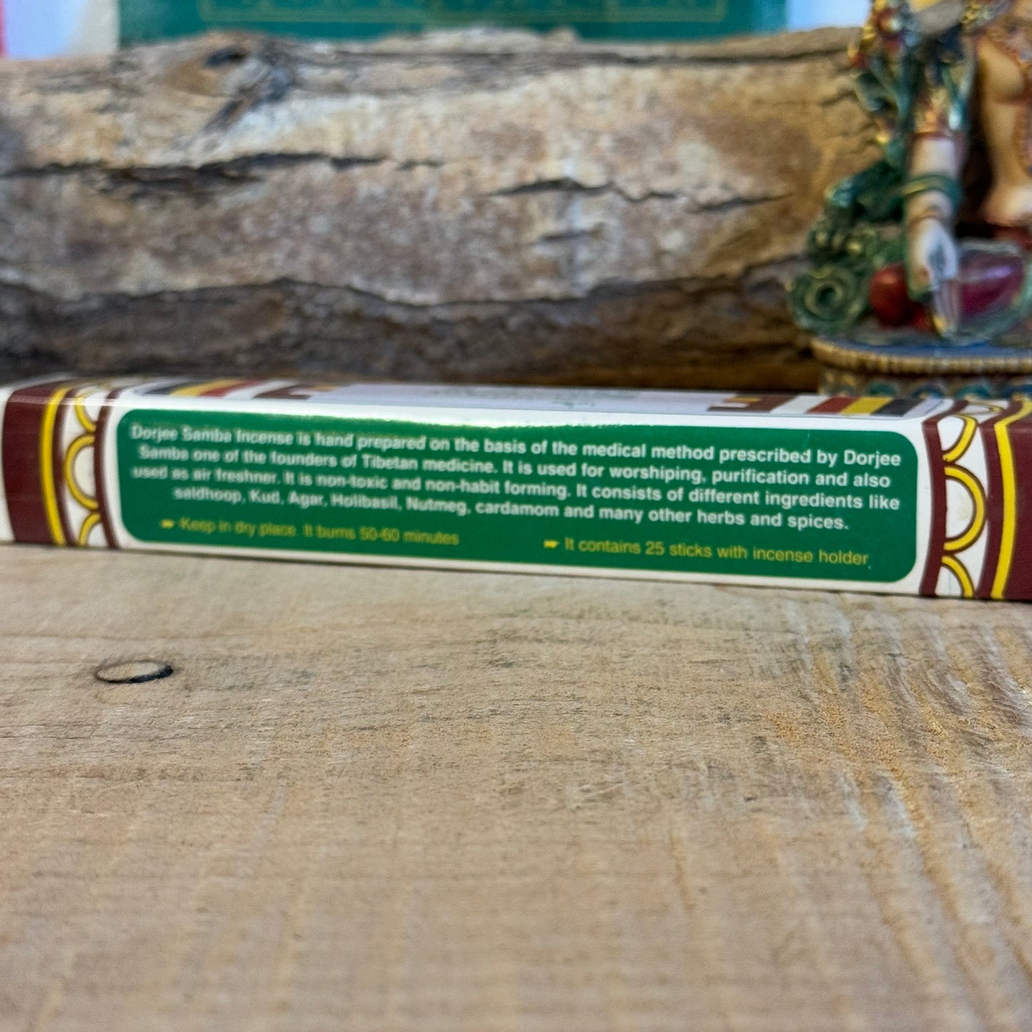 Discover Dorjee Samba Incense, handcrafted in Nepal using traditional Tibetan medical methods. Featuring a soothing blend of natural herbs and spices, it’s perfect for worship, purification, and daily air freshening.