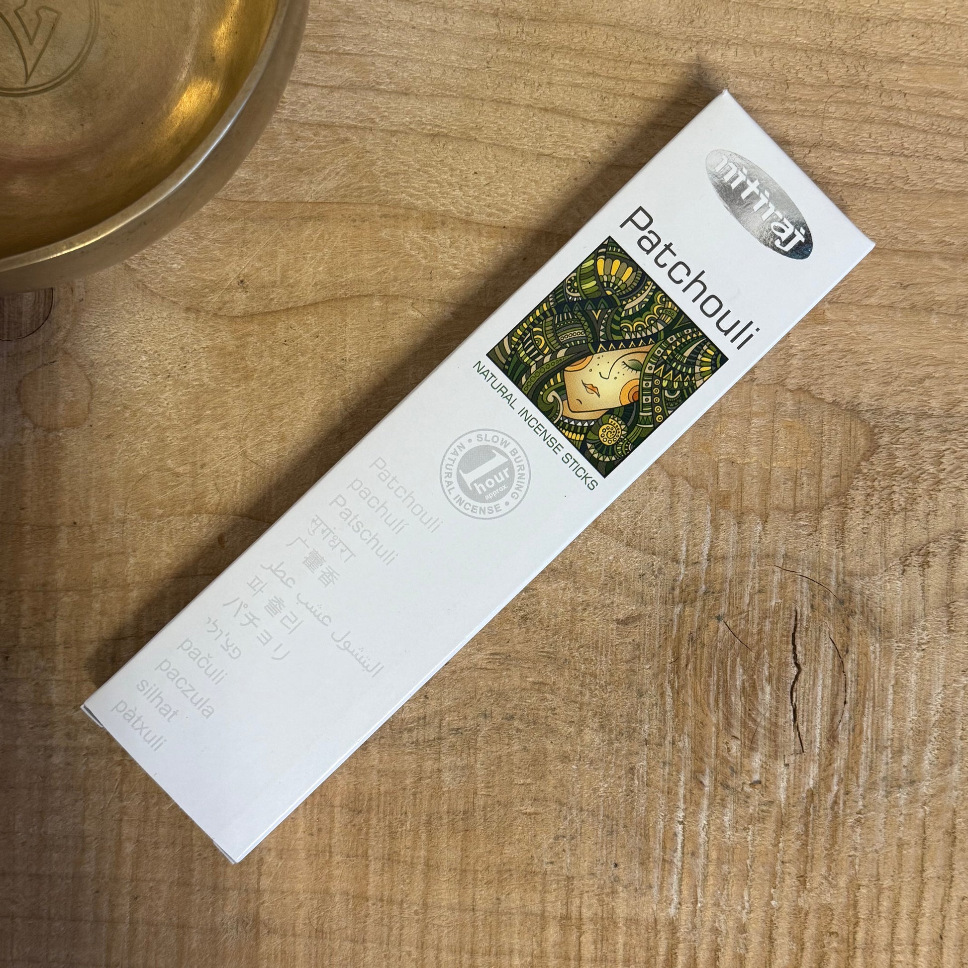 Nitiraj Platinum Patchouli natural slow-burning incense sticks