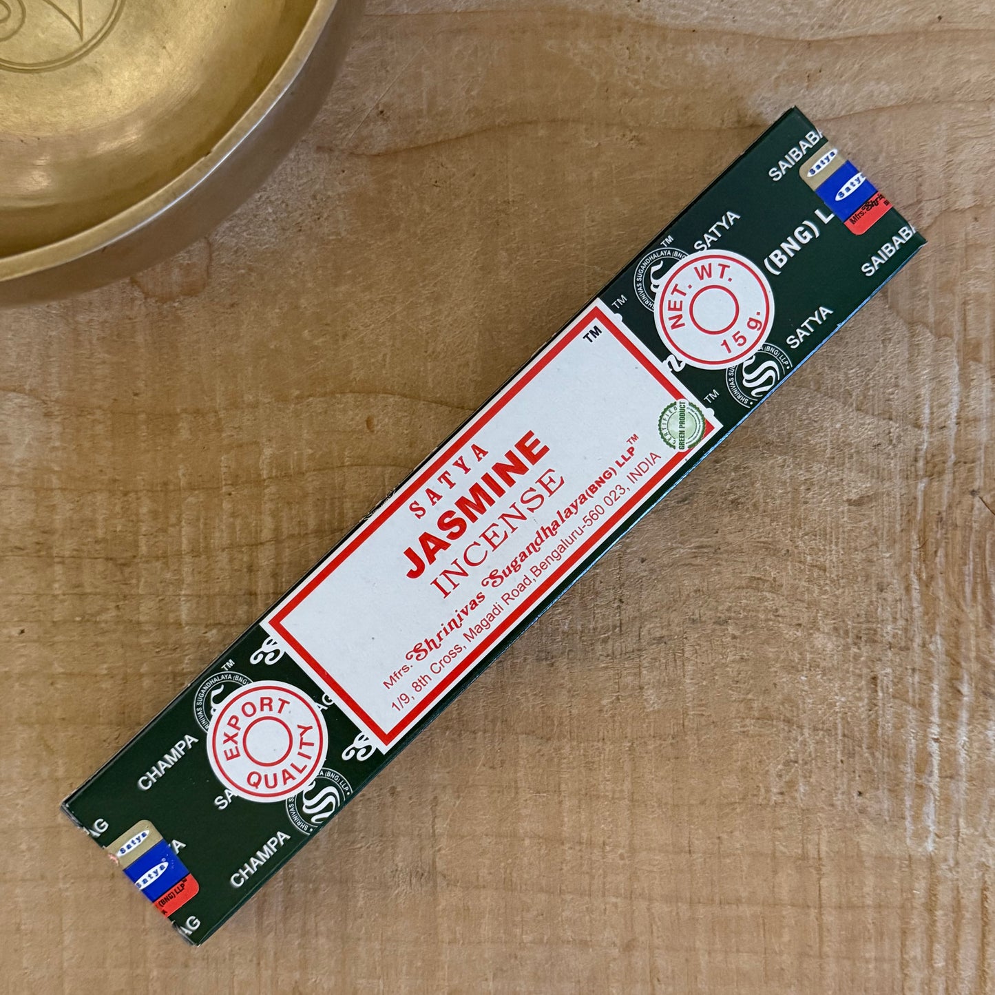 Satya Jasmine Nag Champa incense sticks hand rolled in India
