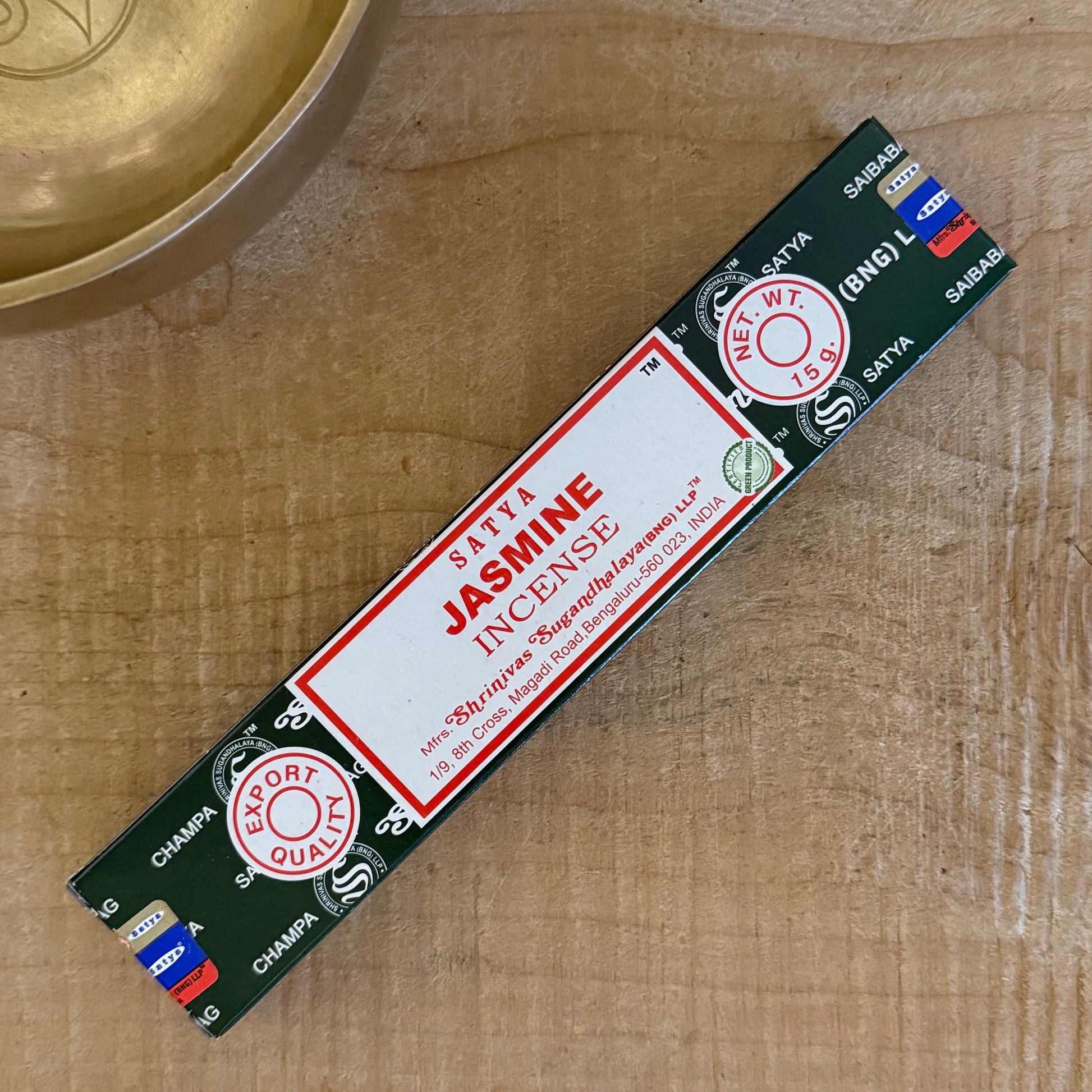 Satya Jasmine Nag Champa incense sticks hand rolled in India