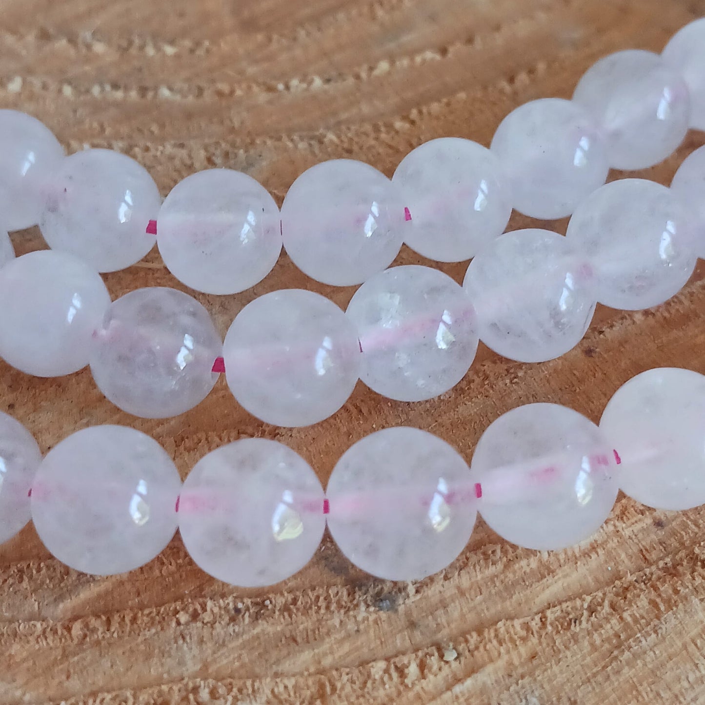 Mala Prayer Beads | Nepali Quality Rose Quartz 8 mm