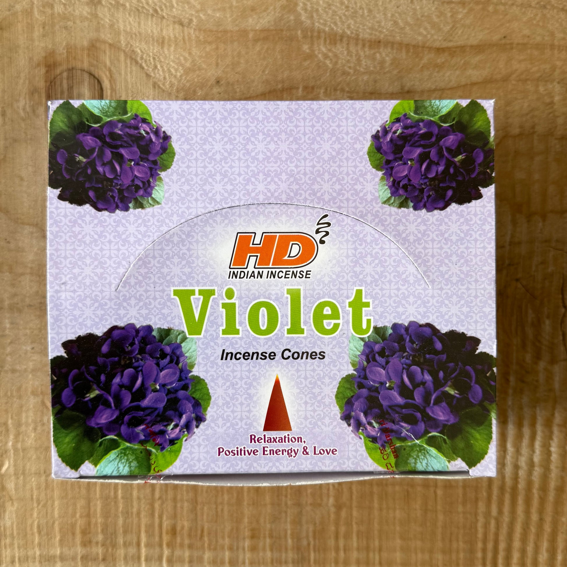 Violet Hari incense cones calming floral incense for sleep and relaxation