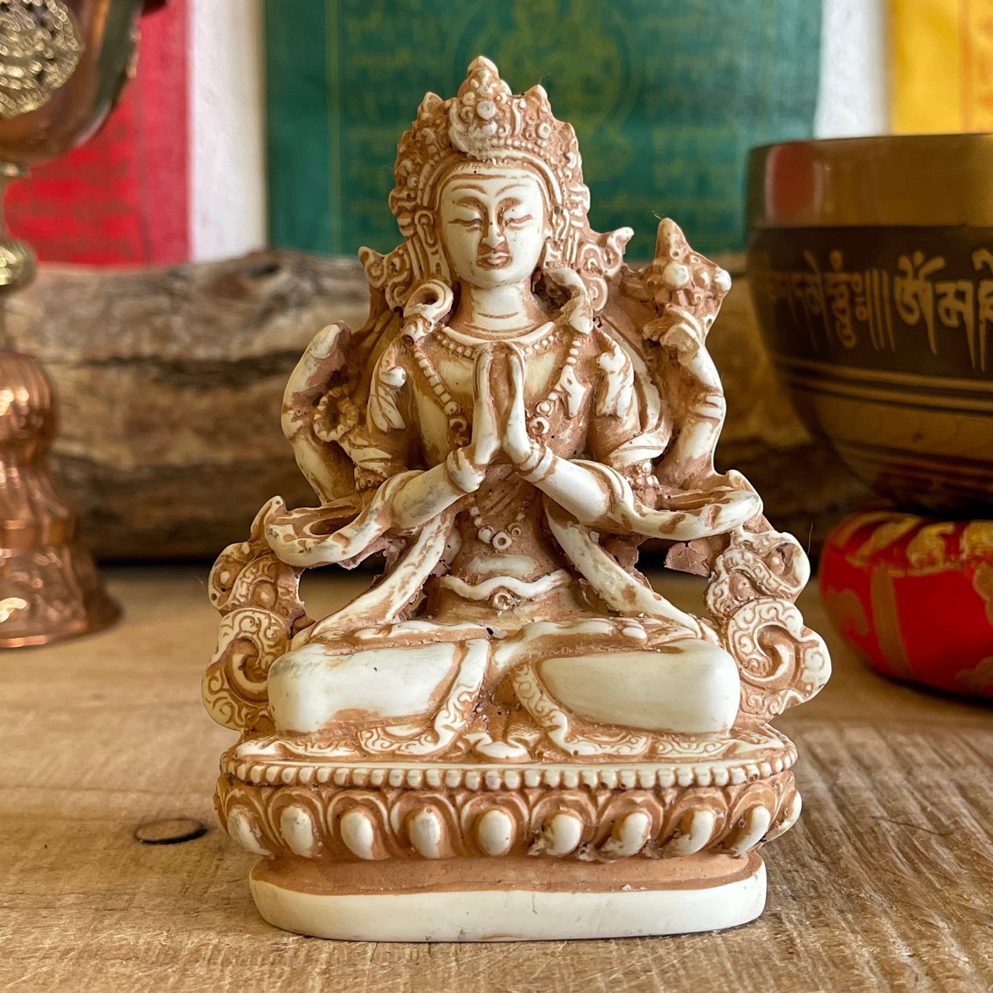 Chenrezig Resin Buddha 12cm