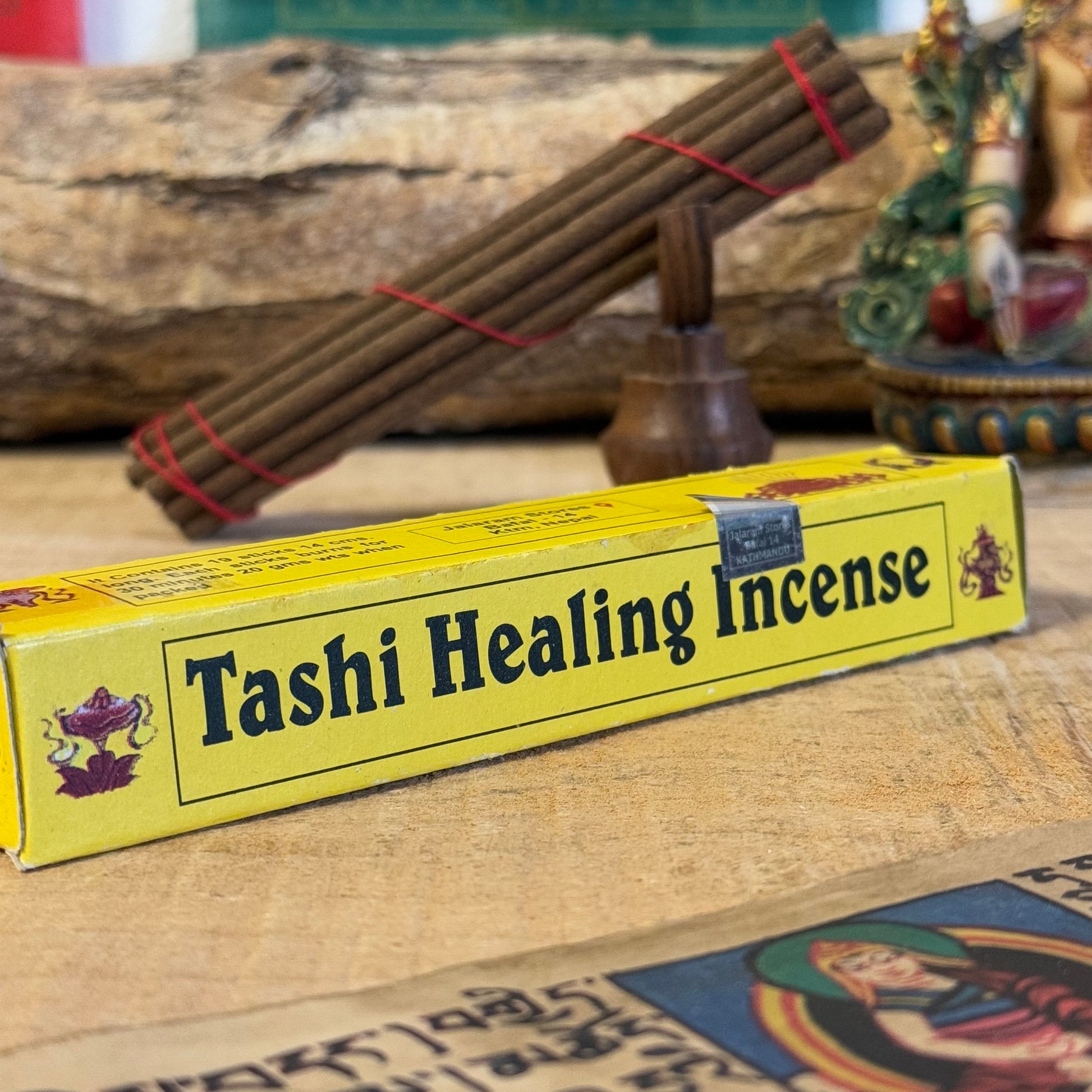 Discover authentic handmade Tibetan incense crafted in Nepal. Made from 100% natural herbs like white sandalwood and sal dhoop, this incense offers a superior aroma perfect for purification, meditation, and puja rituals