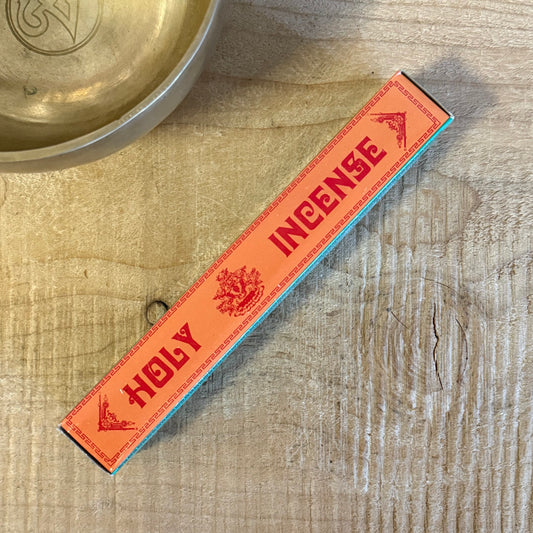 Chandra Devi Holy Sandalwood Tibetan Buddhist incense made from 35 Himalayan herbs for meditation, prayer, mindfulness, and spiritual rituals.