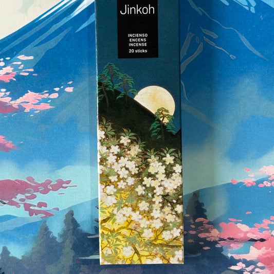 Koh-Do Jinkoh Incense – Agarwood Japanese Incense Sticks

Buy Koh-Do Jinkoh incense sticks by Nippon Kodo. Agarwood fragrance with spice and floral notes, perfect for meditation, focus, and relaxation.