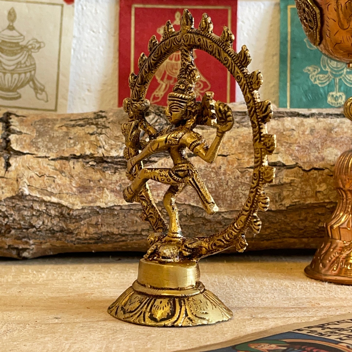 Shiva Nataraja brass 15cm