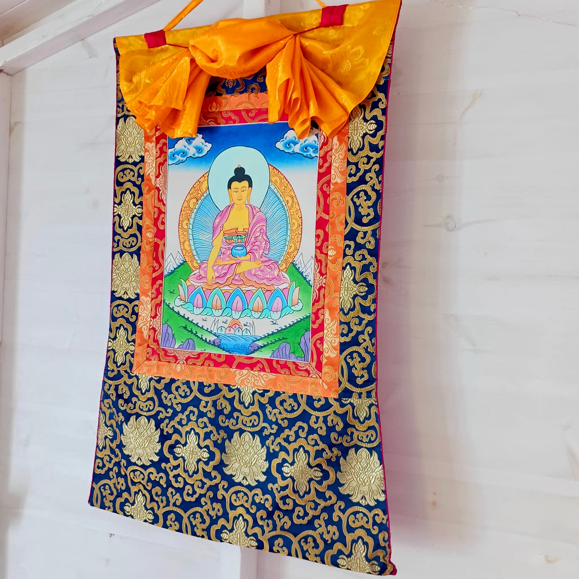 Buddha Art Thangka Painting | 82cm x 53cm