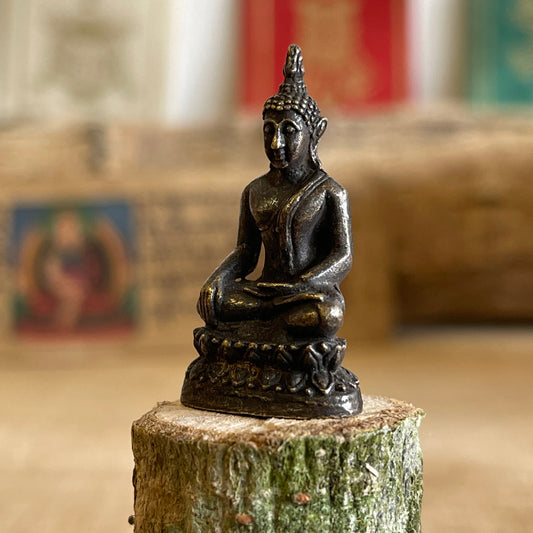 Mini Brass Buddha Statue 3 cm