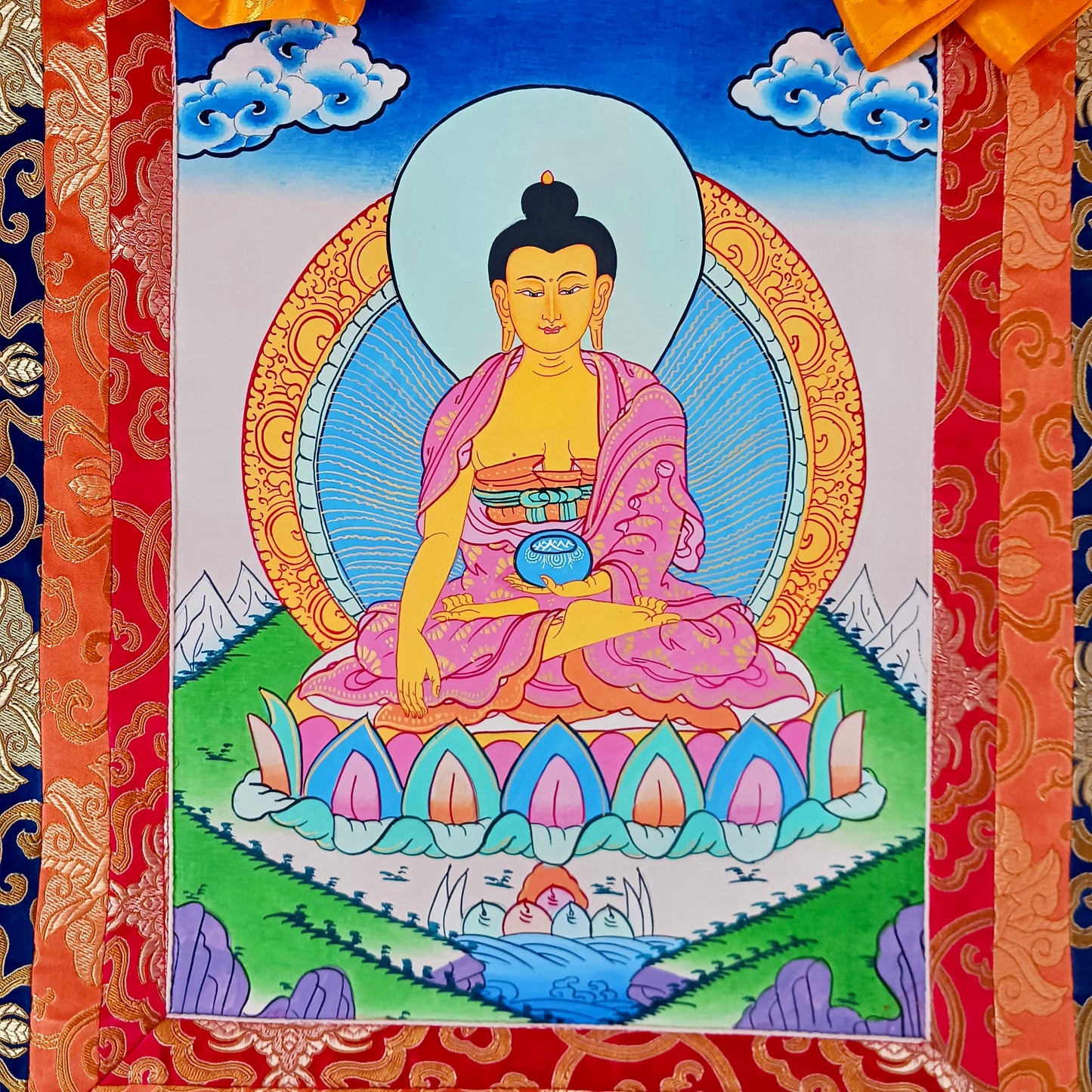 Buddha Art Thangka Painting | 82cm x 53cm