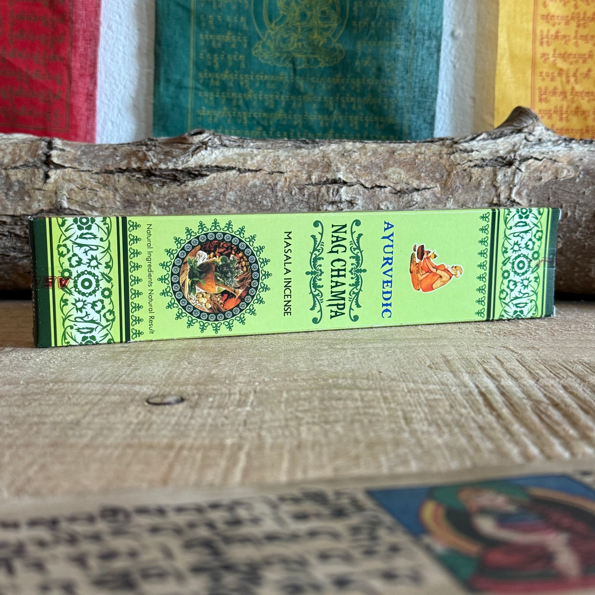 Awaken the senses and restore inner harmony with Ayurvedic Masala Incense, a traditional blend inspired by ancient Indian healing rituals. Each hand-rolled stick is crafted using pure herbs, natural resins, and flower oils on a classic Nag Champa sandalwood base, designed to balance body, mind, and spirit through the sacred language of scent.