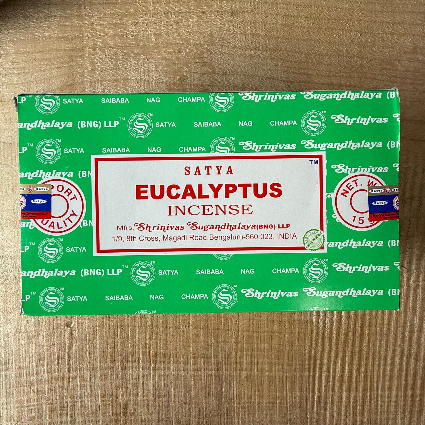 A fresh eucalyptus masala incense for cleansing, clarity, and mindful ritual