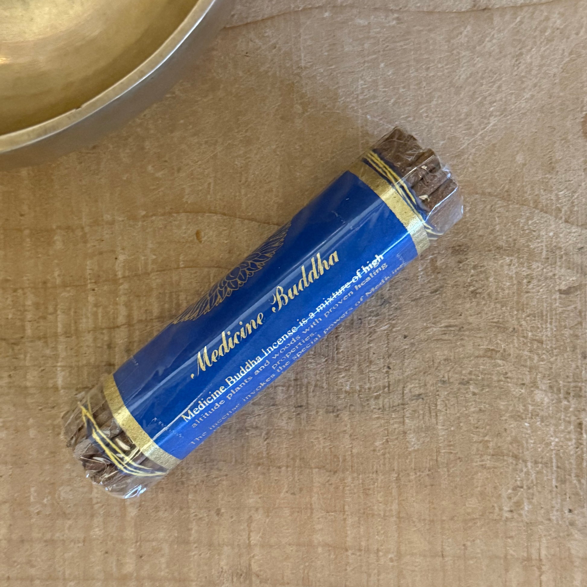 Medicine Buddha roll incense made from Himalayan healing plants