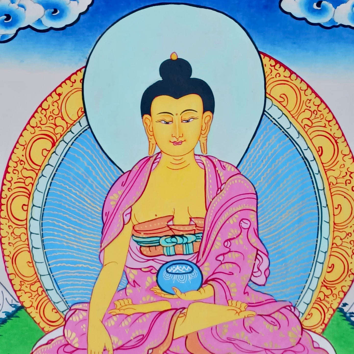 Buddha Art Thangka Painting | 82cm x 53cm