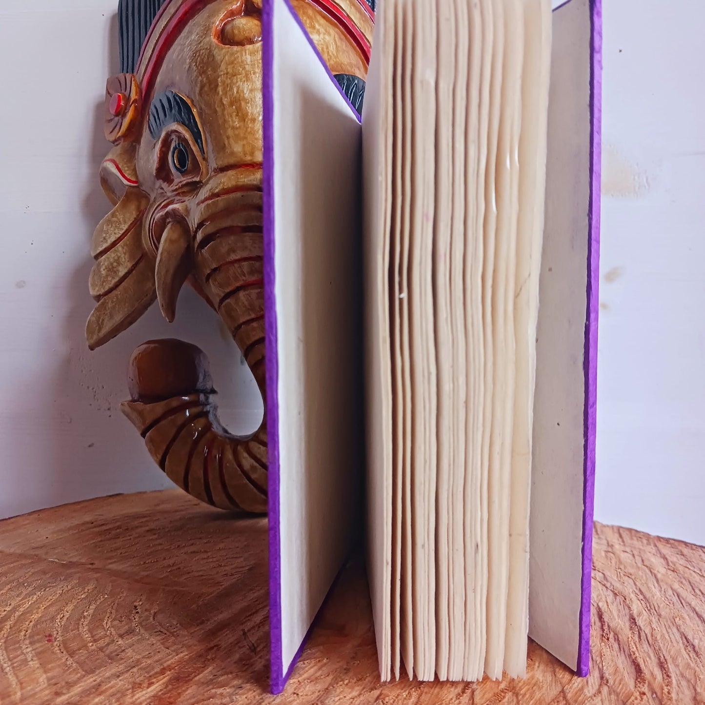 Himalayan Lokta Paper Handmade Notebooks | Ganesh Purple