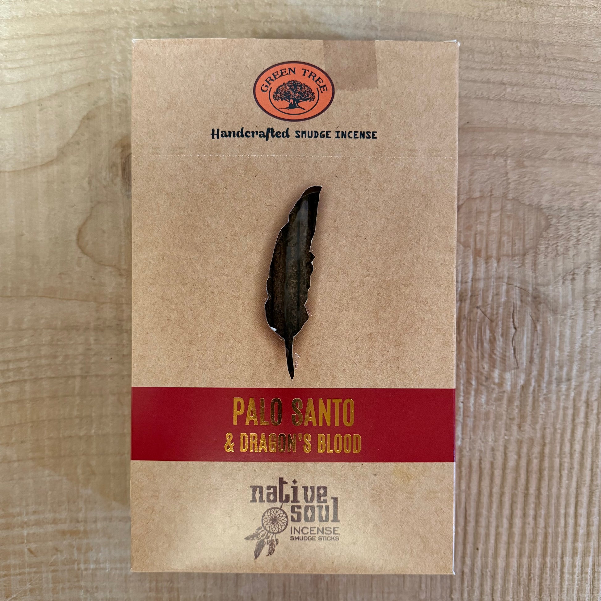 Native Soul Smudge Incense Sticks with Palo Santo and Dragon’s Blood, natural energy cleansing incense