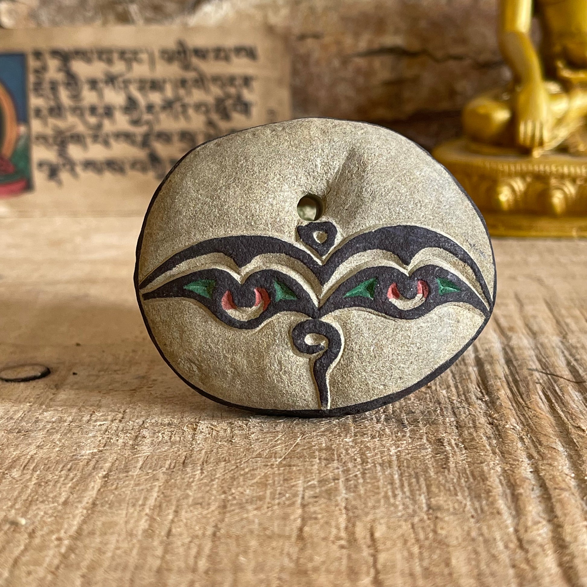 Himalayan Om Stone Incense Holder