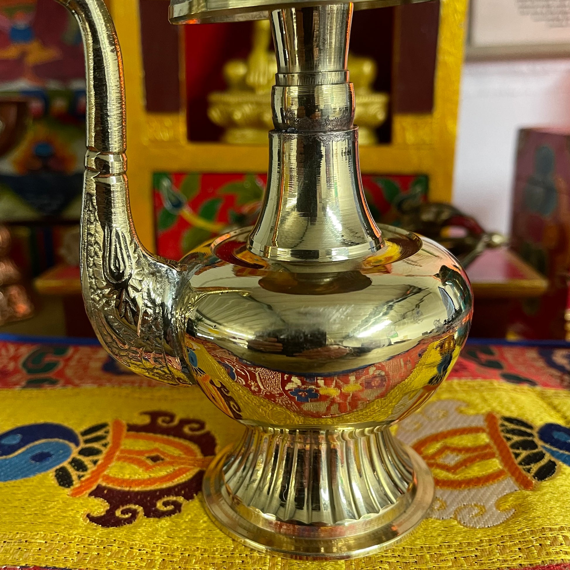 Brass Bhumpa Vase Buddhist water vessel 