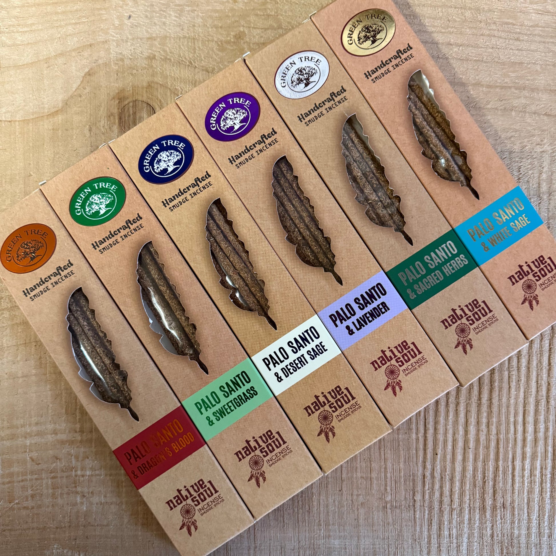 Native Soul smudge incense collection with six sacred varieties for cleansing and meditation