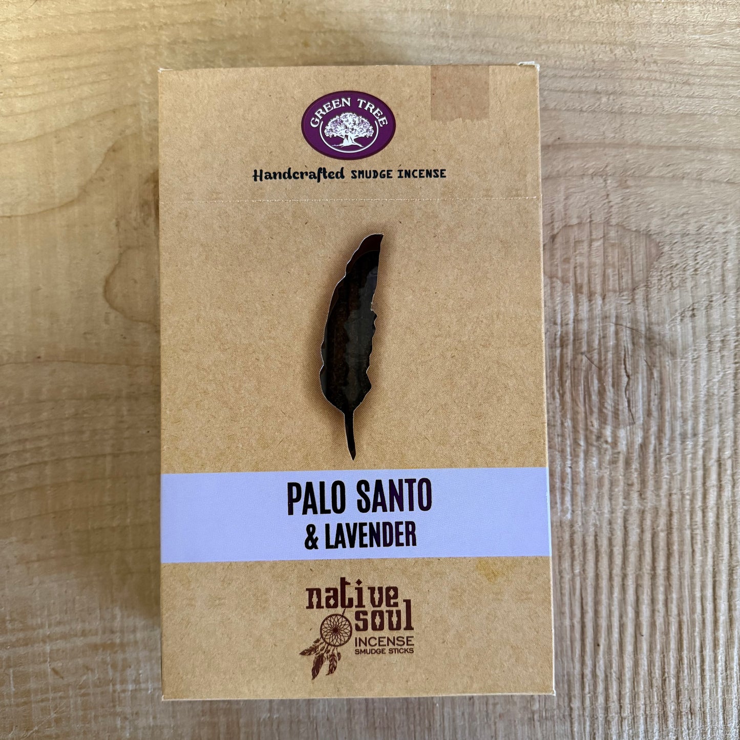 Native Soul smudge incense sticks with Palo Santo and lavender for cleansing and relaxation