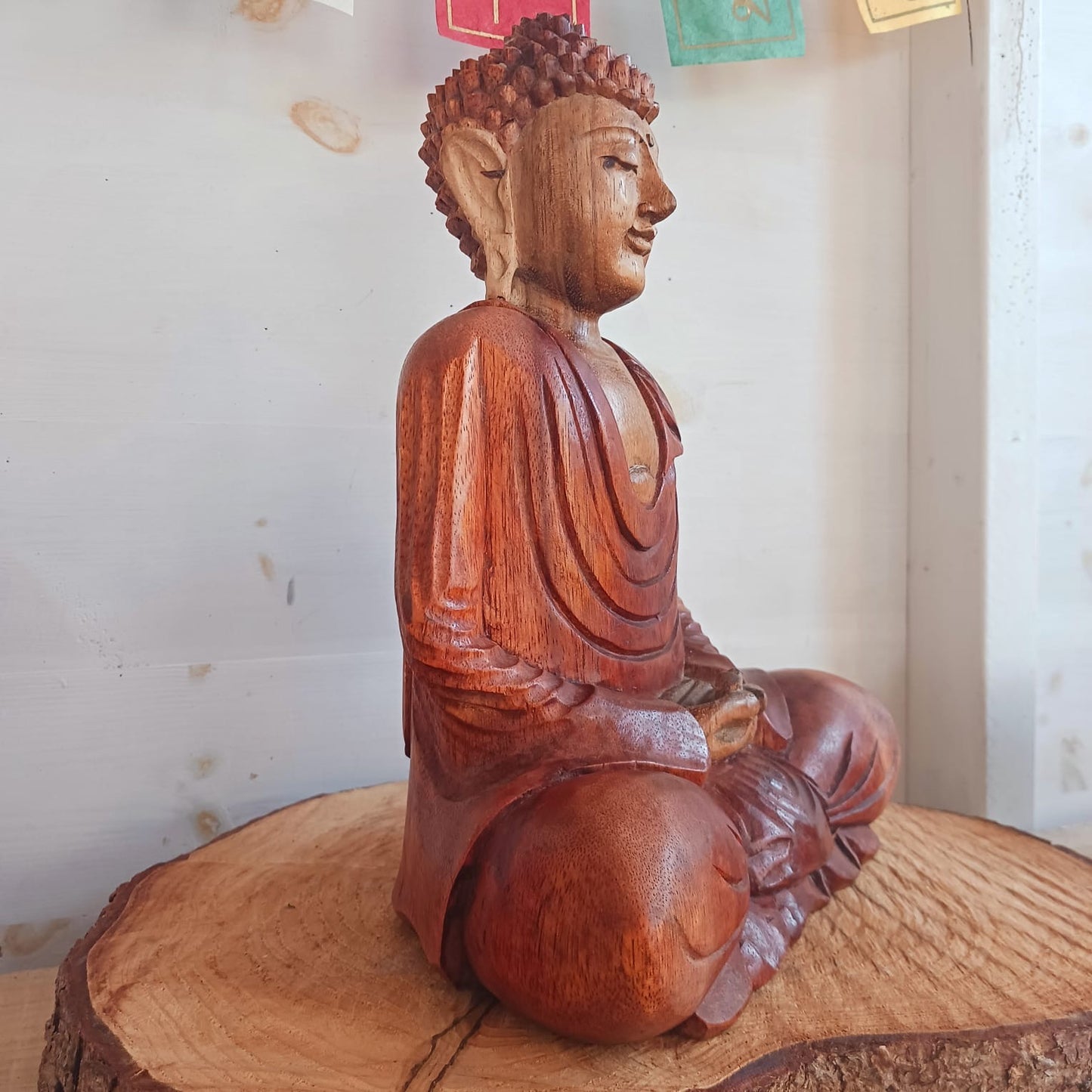 Hand carved Buddha Statue 30cm