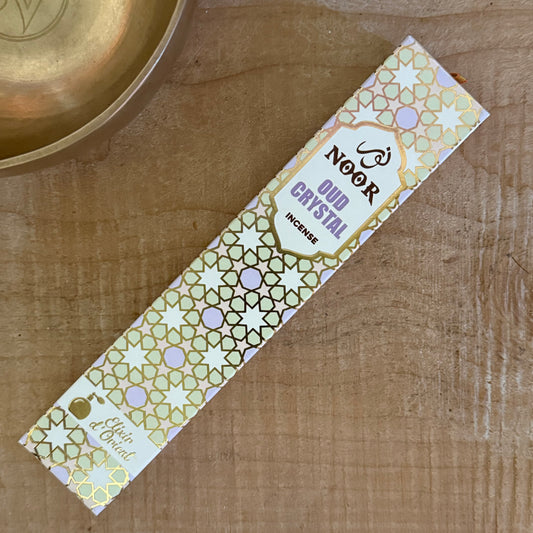 Noor Oud Crystal Incense – Oud & Orchid Floral Incense Sticks