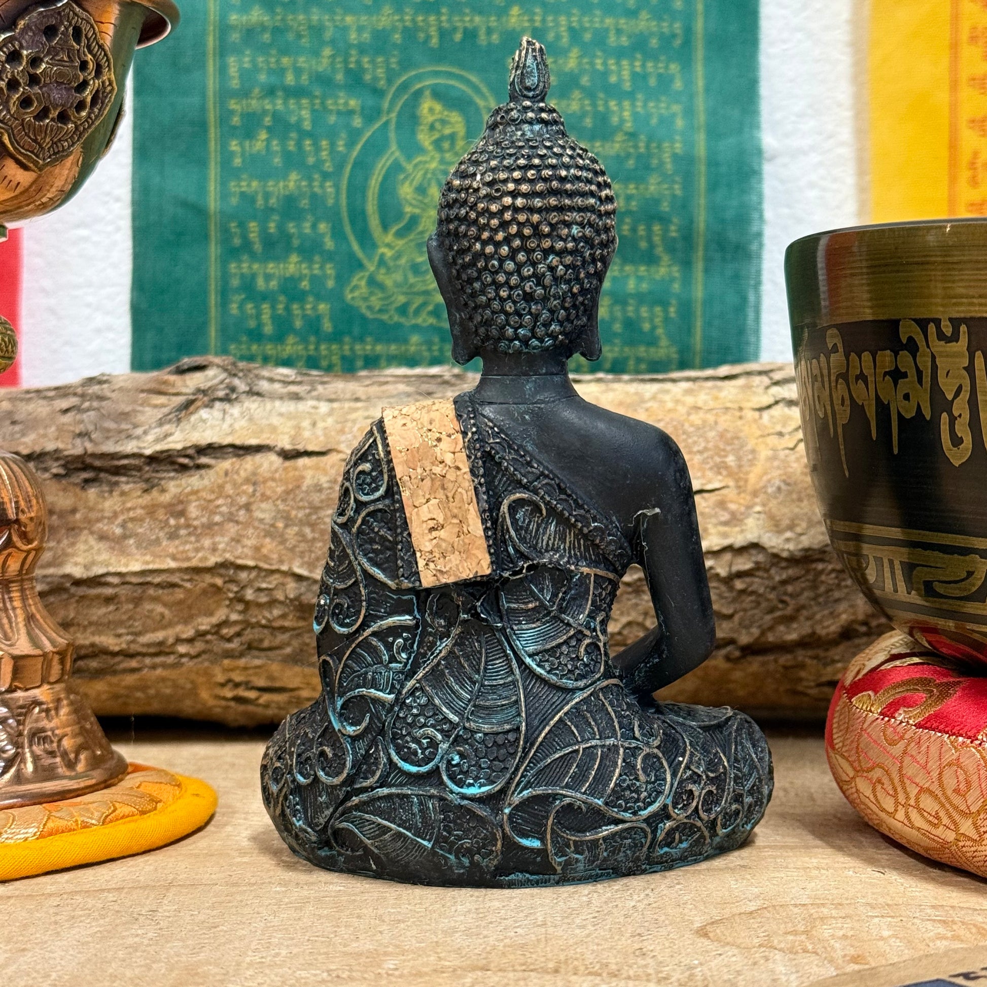 Thai-Style Buddha Figurine with Dhyana Mudra – 14cm

Elevate your space with this exquisite Thai-style Buddha figurine, showcasing a vintage aesthetic and a serene aura. Crafted with precision from high-quality resin, this 14cm statue features the Buddha in the Dhyana Mudra, a meditative hand gesture symbolizing spiritual enlightenment and harmony.

In this posture, the back of the right hand rests on the upturned palm of the left hand, with the thumbs lightly touching to create a circle of energy. This mud