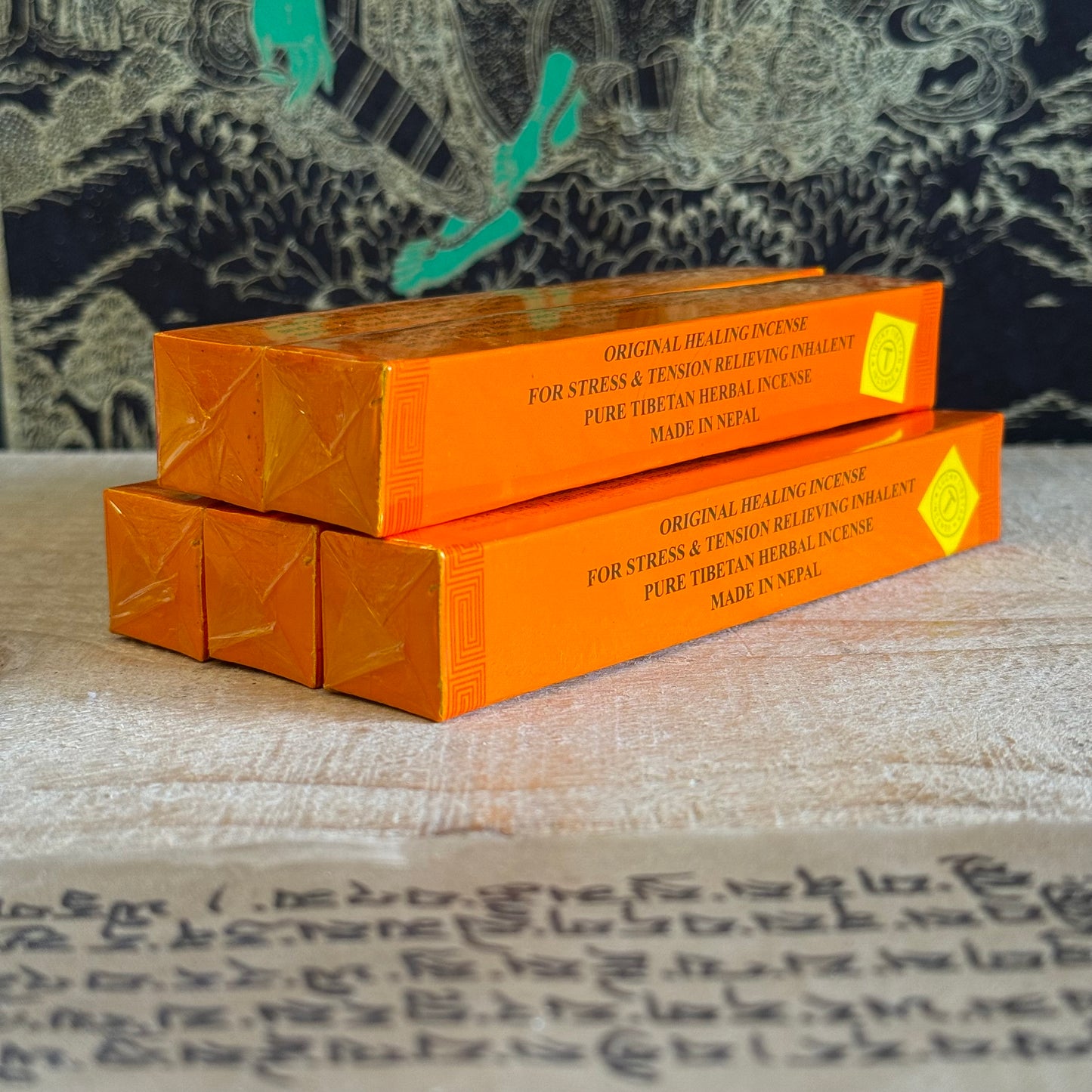 Authentic handmade Tibetan incense with 31 healing herbs. Grounding aroma ideal for meditation, healing, and relaxation. From the Himalayas with love.