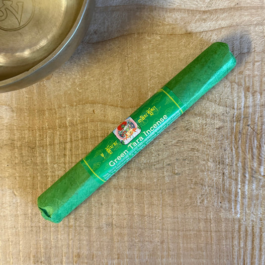 Handcrafted Green Tara incense for meditation, ritual, and spiritual calm