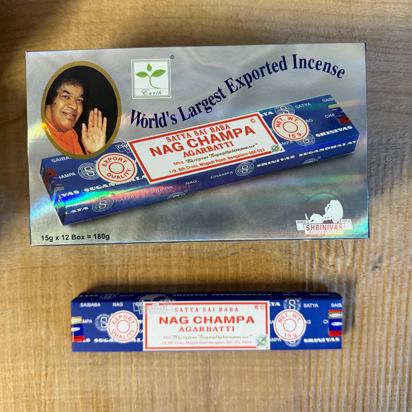 Satya Nag Champa Incense 15g hand-rolled sandalwood champa sticks