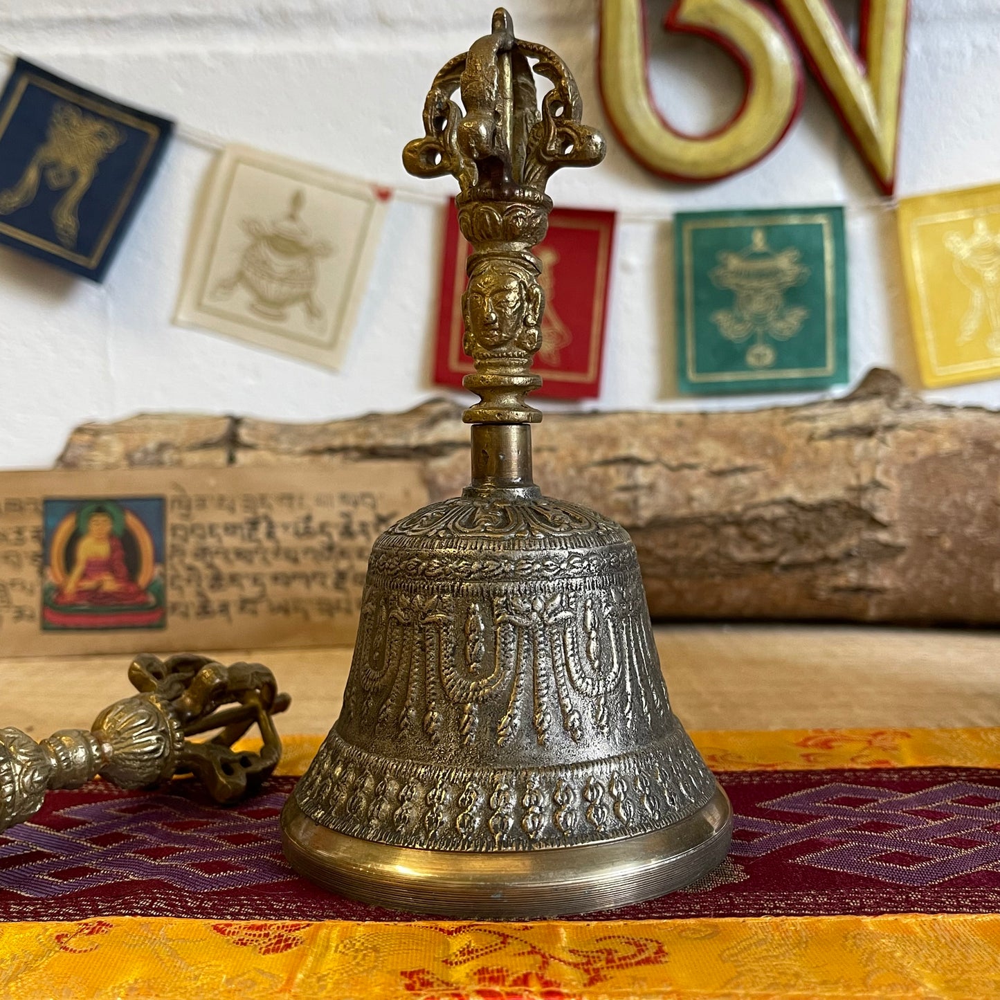 Nepalese Ghanta Bell and Dorje 16.5 cm #12