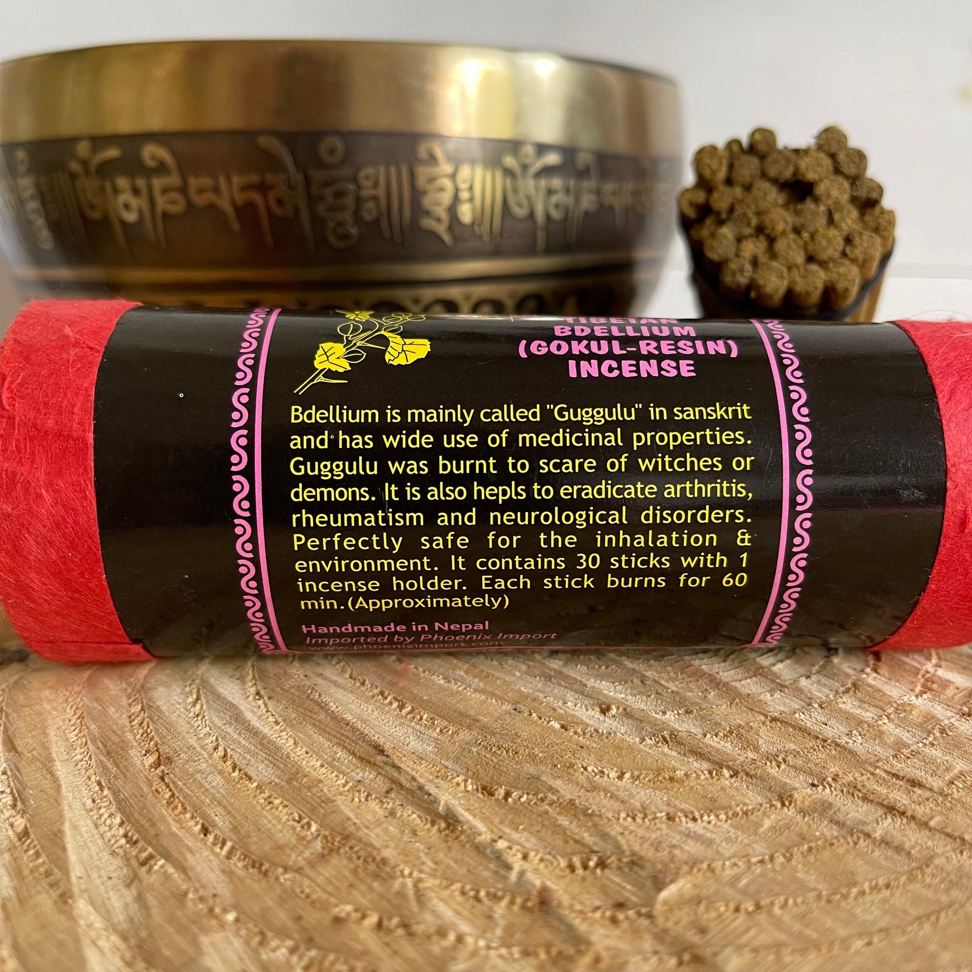 Ancient Tibetan Gokul Resin (Bdellium) Incense