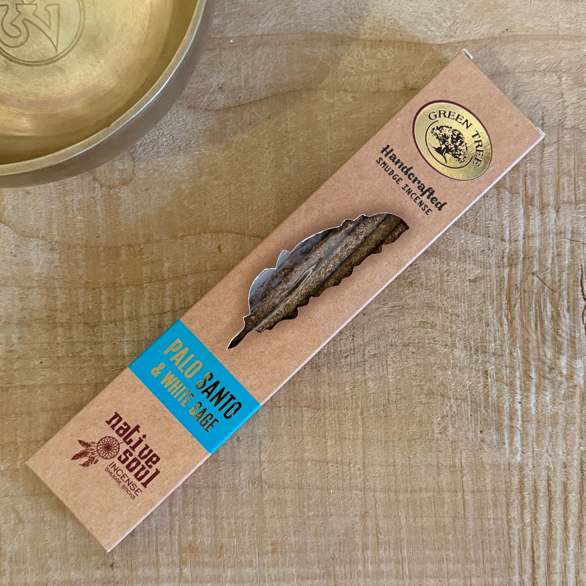 Native Soul smudge incense sticks with Palo Santo and white sage for energy cleansing