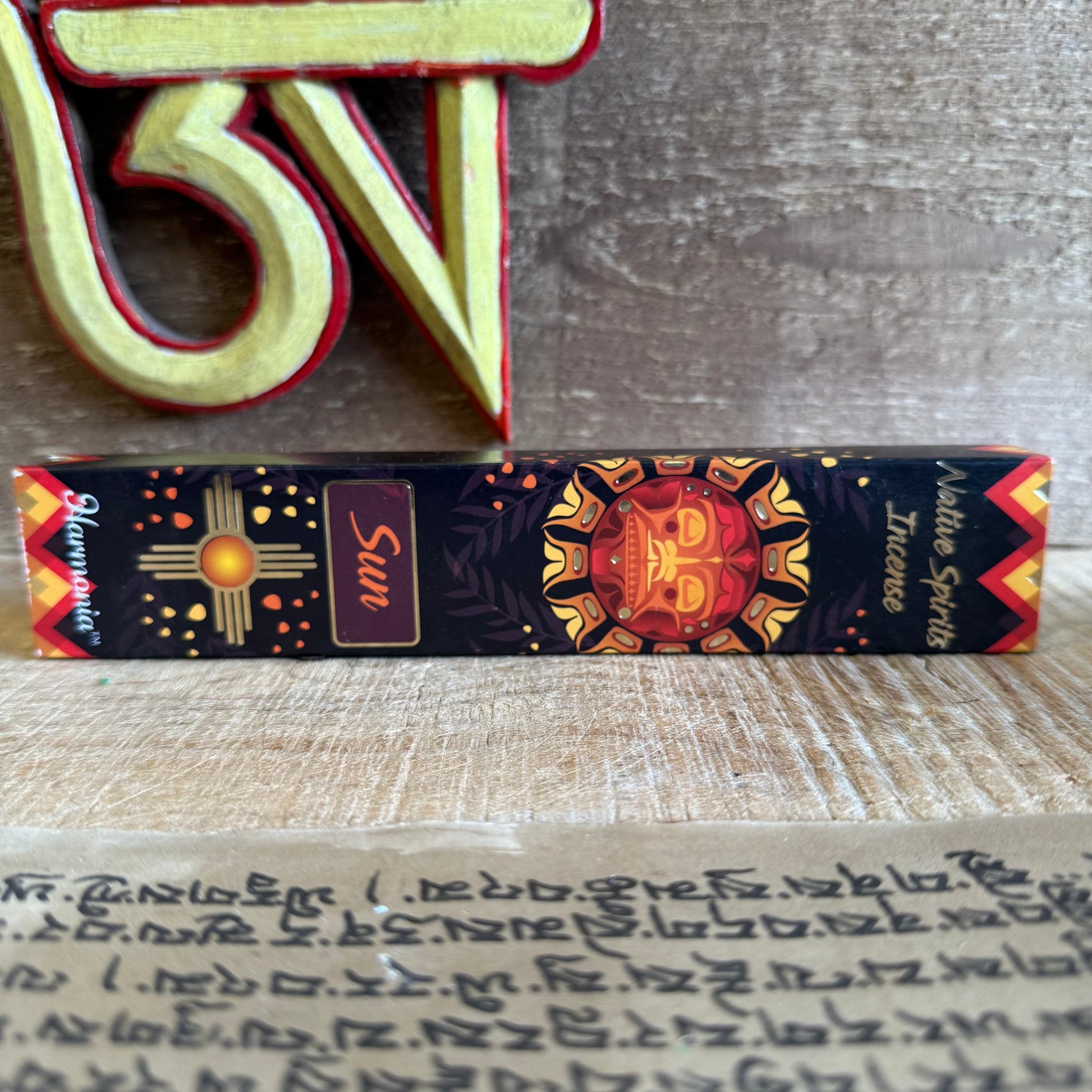 Walk in harmony with the Spirit of the Sun — the eternal source of life, abundance, and clarity. In Native wisdom, the Sun is our Grandfather, the powerful healer whose warmth awakens our path and nurtures the sacred cycles of life.

Let the scent of Ylang Ylang, rich and floral, guide your spirit toward peace, success, and balance. Burn this sacred incense when you are calling in abundance, growth, or guidance. Breathe deeply — feel the radiance of the Sun flowing through your soul.

Each stick carries a p