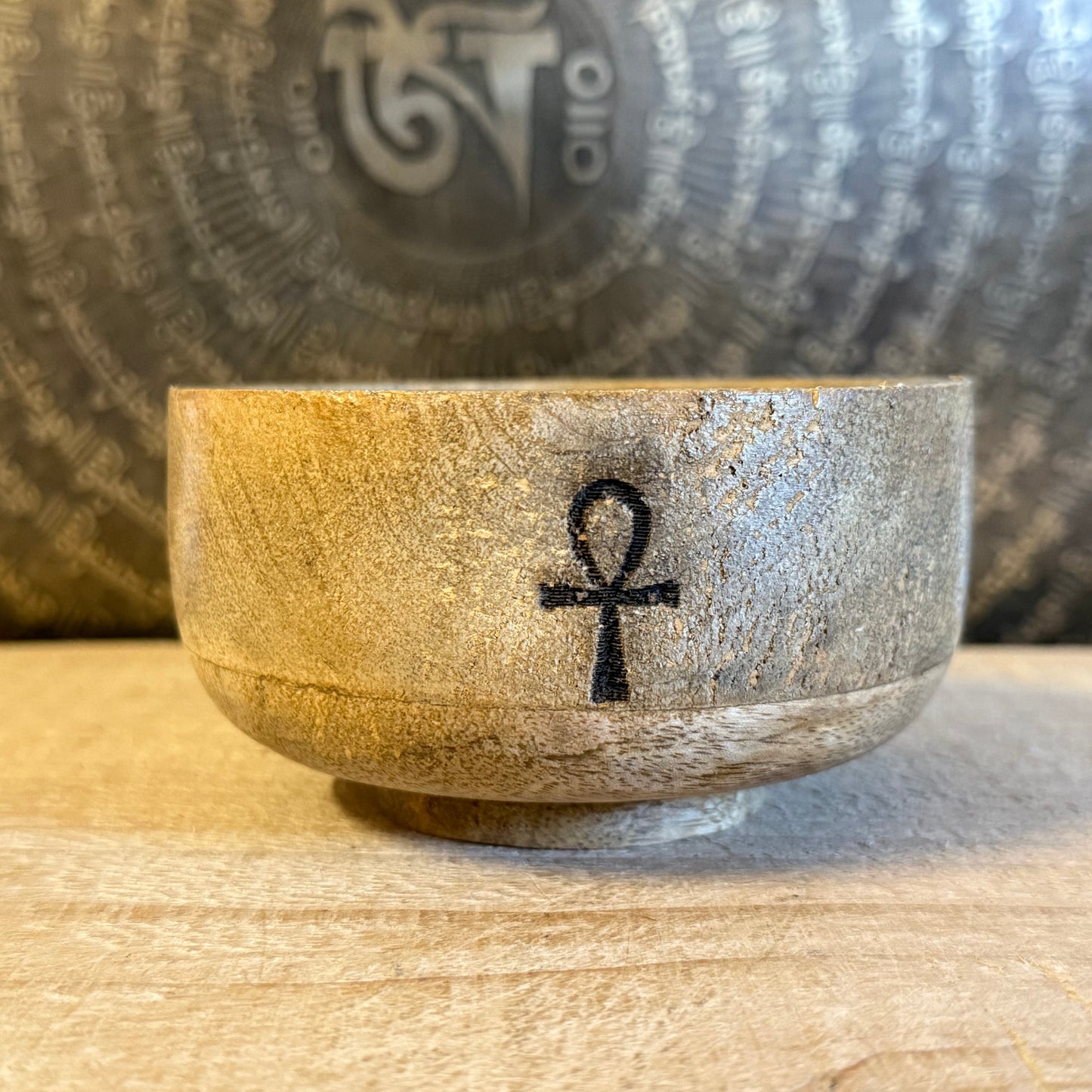 Ancient Ankh symbolism meets grounded ritual incense burning