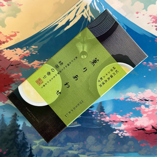 Kaori Awase Green Tea Japanese incense sticks by Nippon Kodo, low smoke tea aroma incense