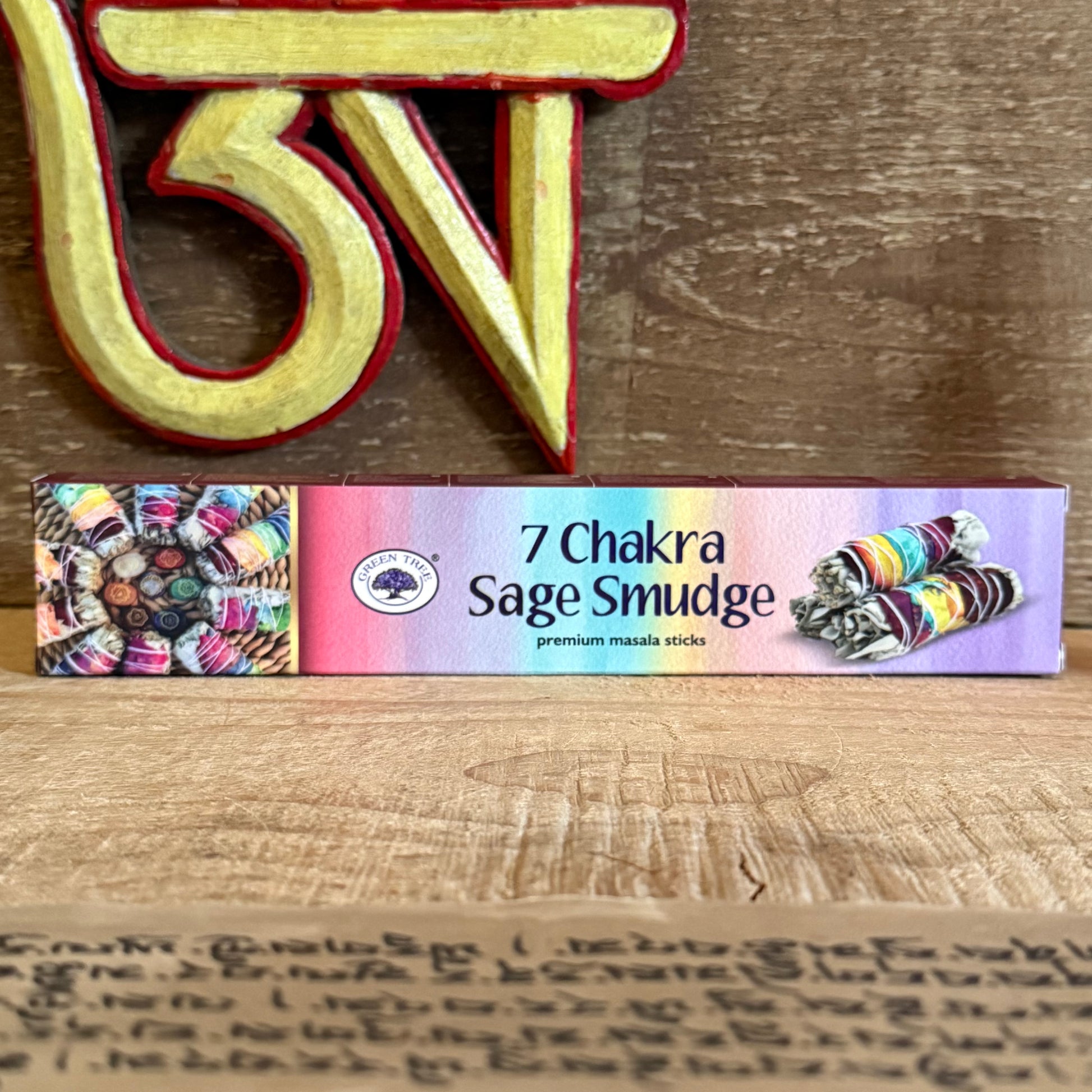 Balance your energy and purify your surroundings with Green Tree 7 Chakra Sage Smudge Hand Rolled Natural Incense. Crafted with care and infused with sacred herbs, this incense blends the cleansing power of sage with aromatic botanicals that harmonize the body’s seven chakras—root, sacral, solar plexus, heart, throat, third eye, and crown.