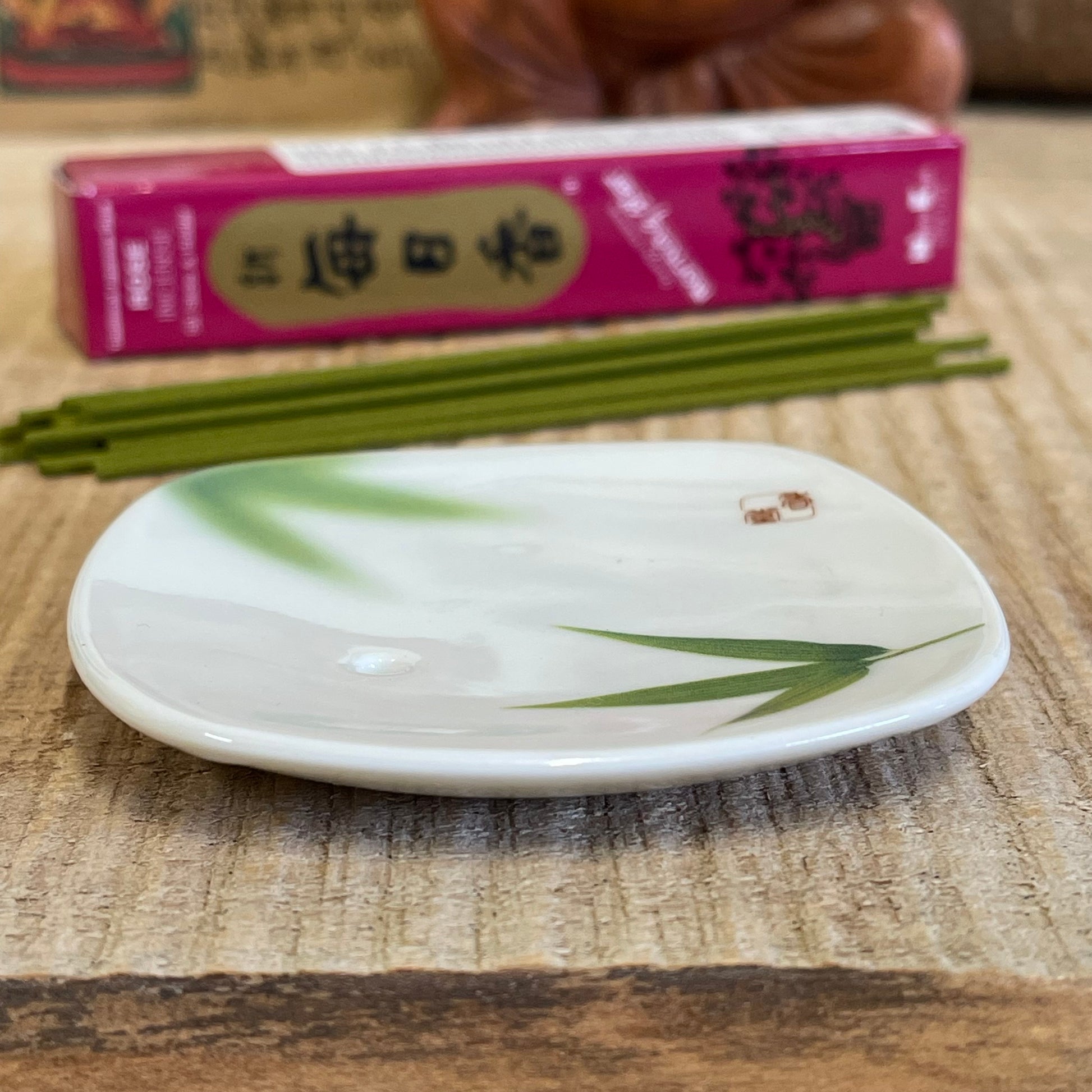 Yume no Yume Bamboo leaf Japanese Incense holder