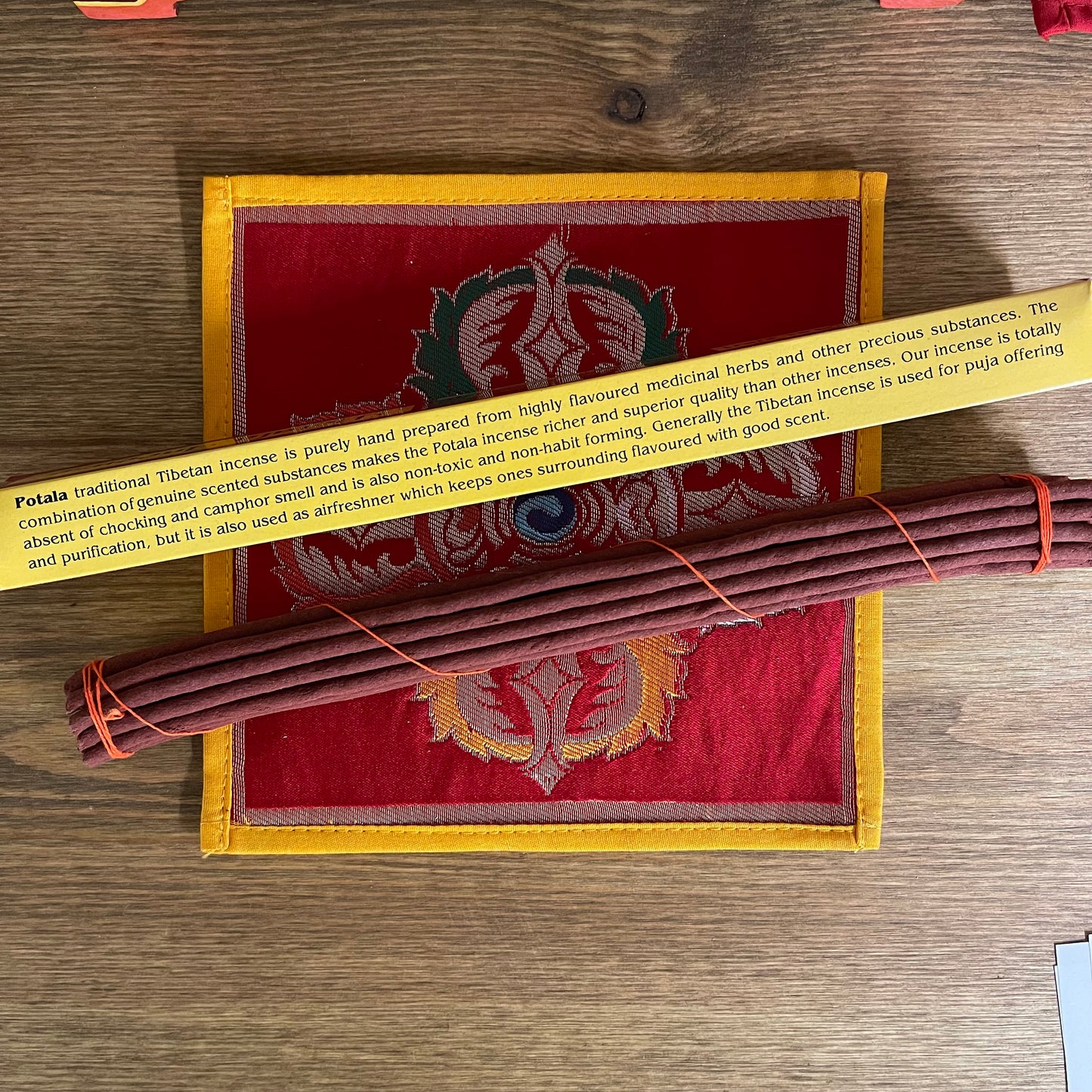 Potala  Tibetan Incense 25 cm Long Box