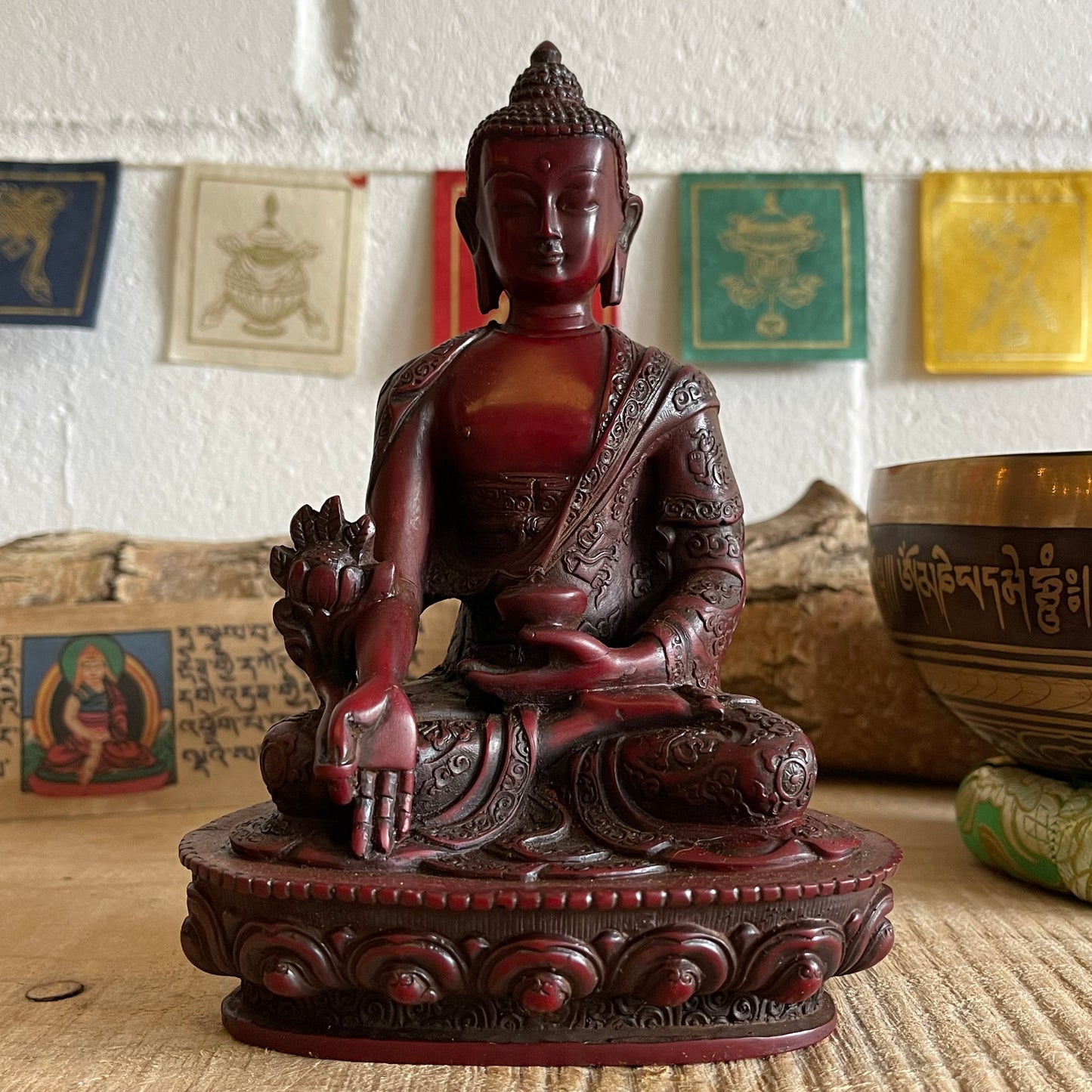 Medicine  Buddha  Resin Statue 19 cm