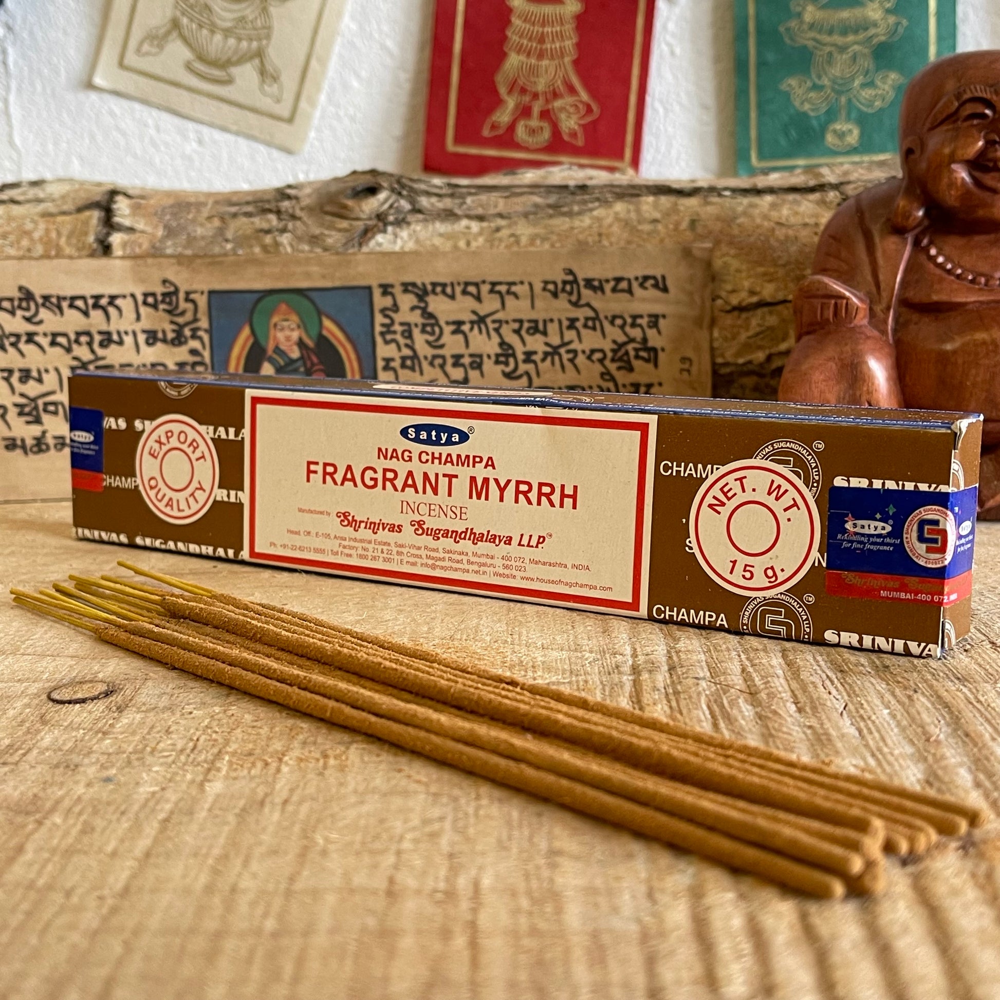 Satya Fragrant Myrrh Incense Sticks