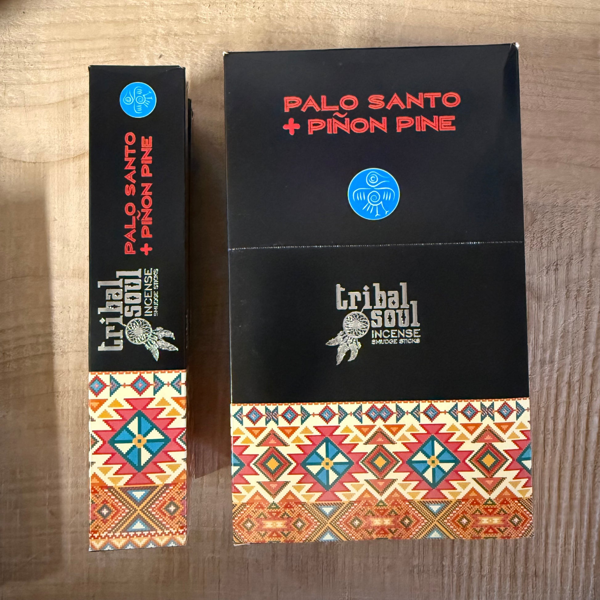 Discover Tribal Soul Palo Santo & Piñon Pine incense. A warm, resinous forest scent ideal for cleansing, meditation, and grounding rituals.