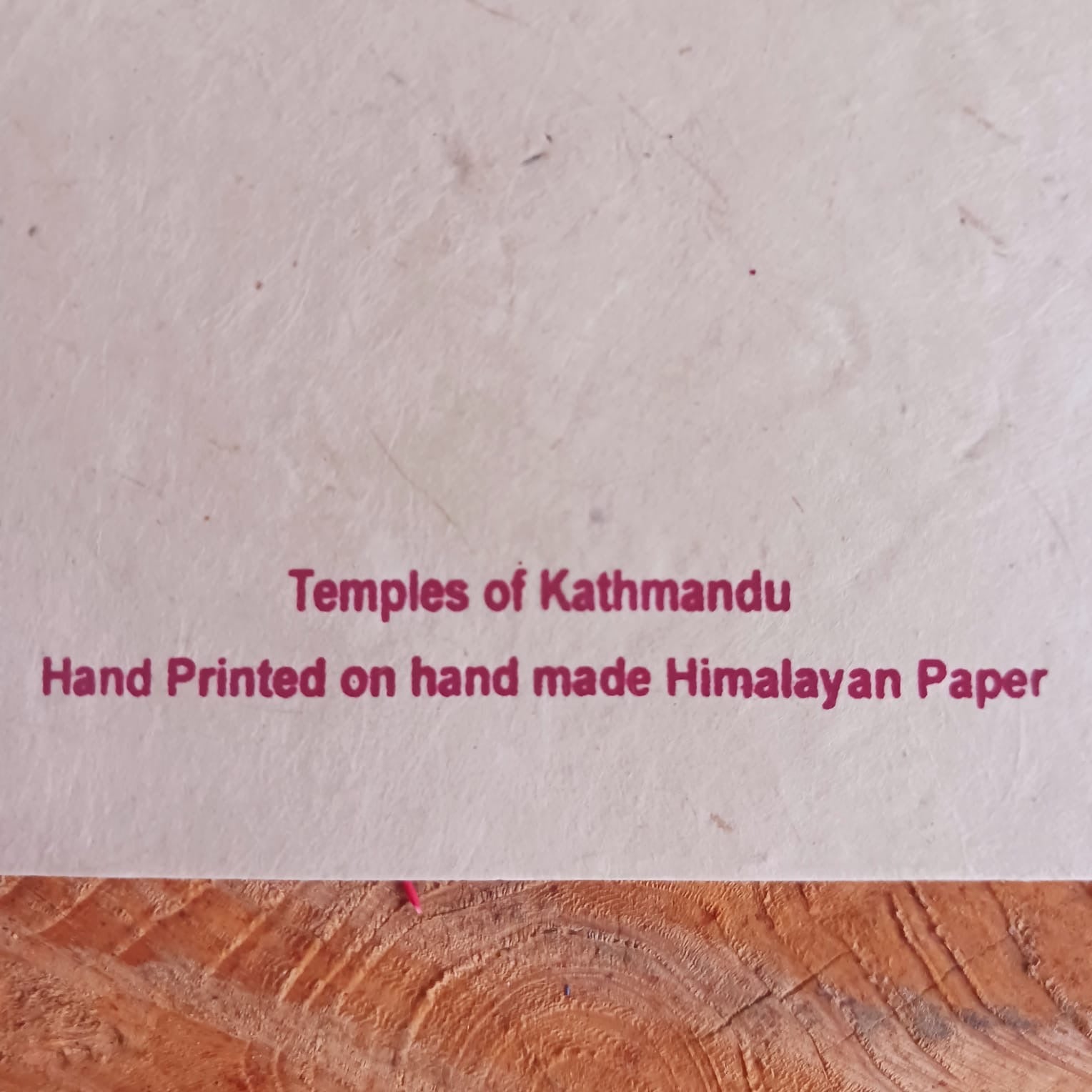 Lokta Paper Greetings Card | Temple of Kathmandu