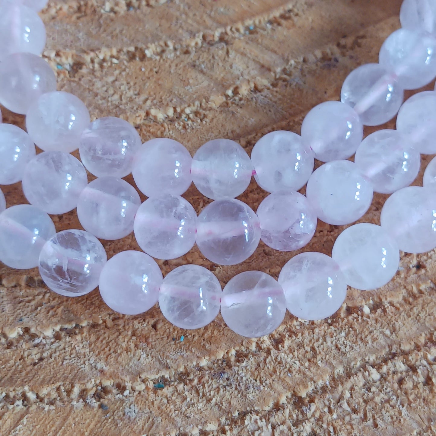 Mala Prayer Beads | AA Quality Rose Quartz