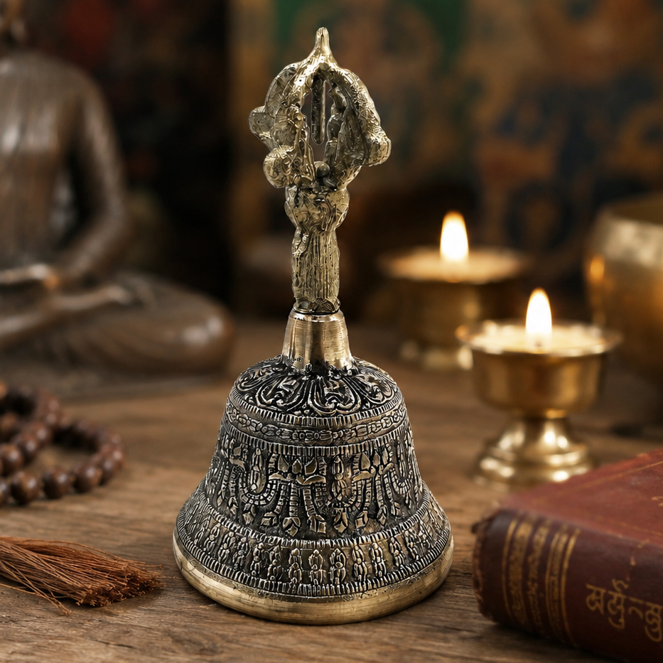 Large Tibetan Tingsha Bell – Meditation, Ritual & Sound Healing

Discover the Large Tibetan Tingsha Bell, handmade for meditation, ritual, and sound healing. Resonant tones invite peace, focus, and spiritual harmony.