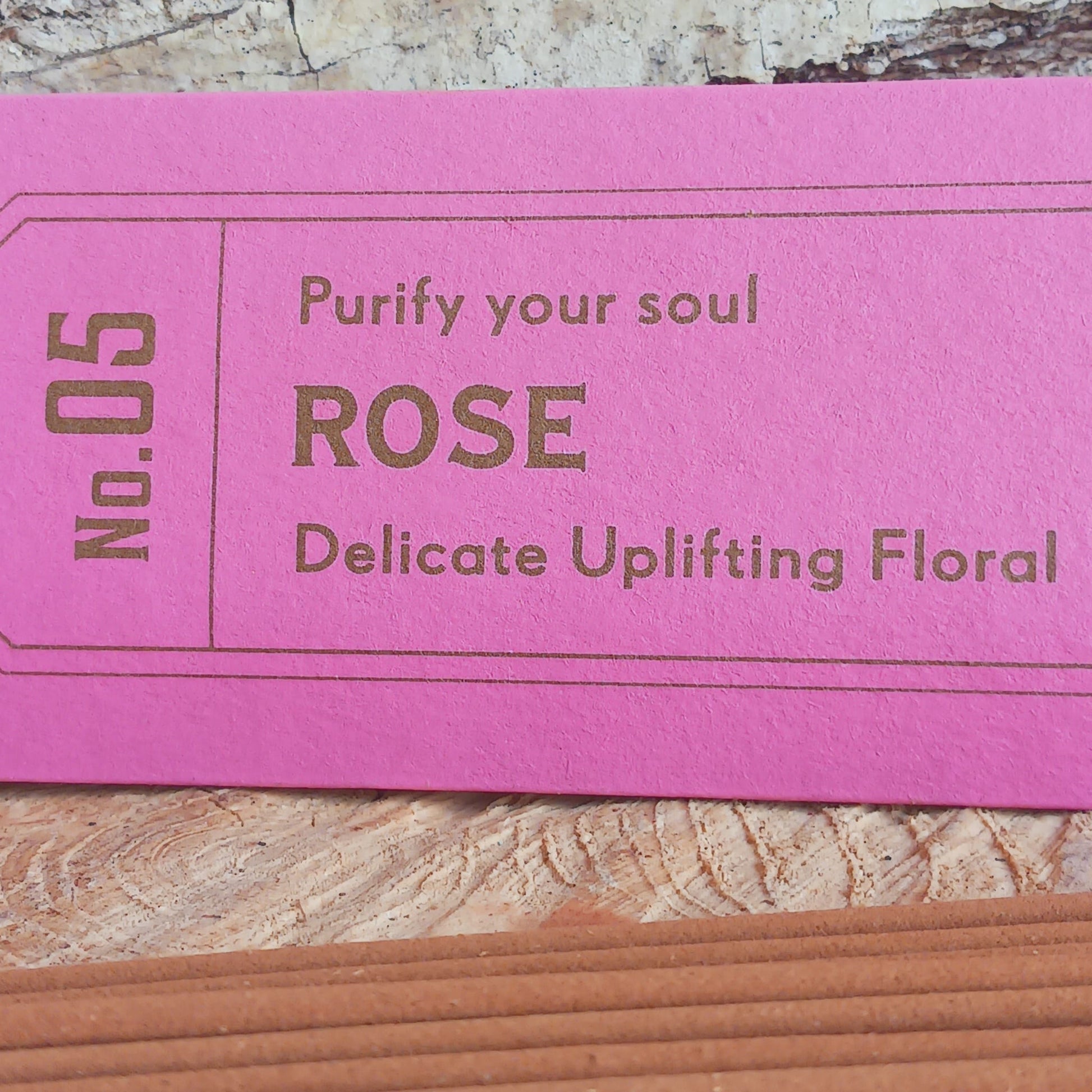 Herb & Earth Bamboo Incense Sticks | Rose