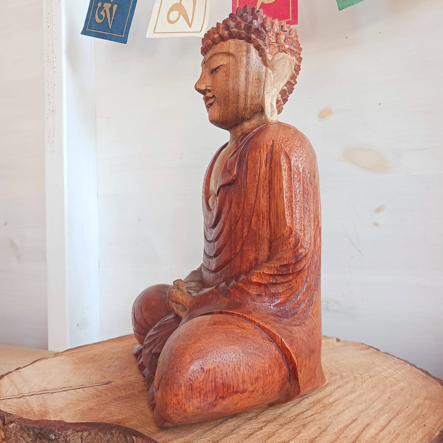 Hand carved Buddha Statue 30cm