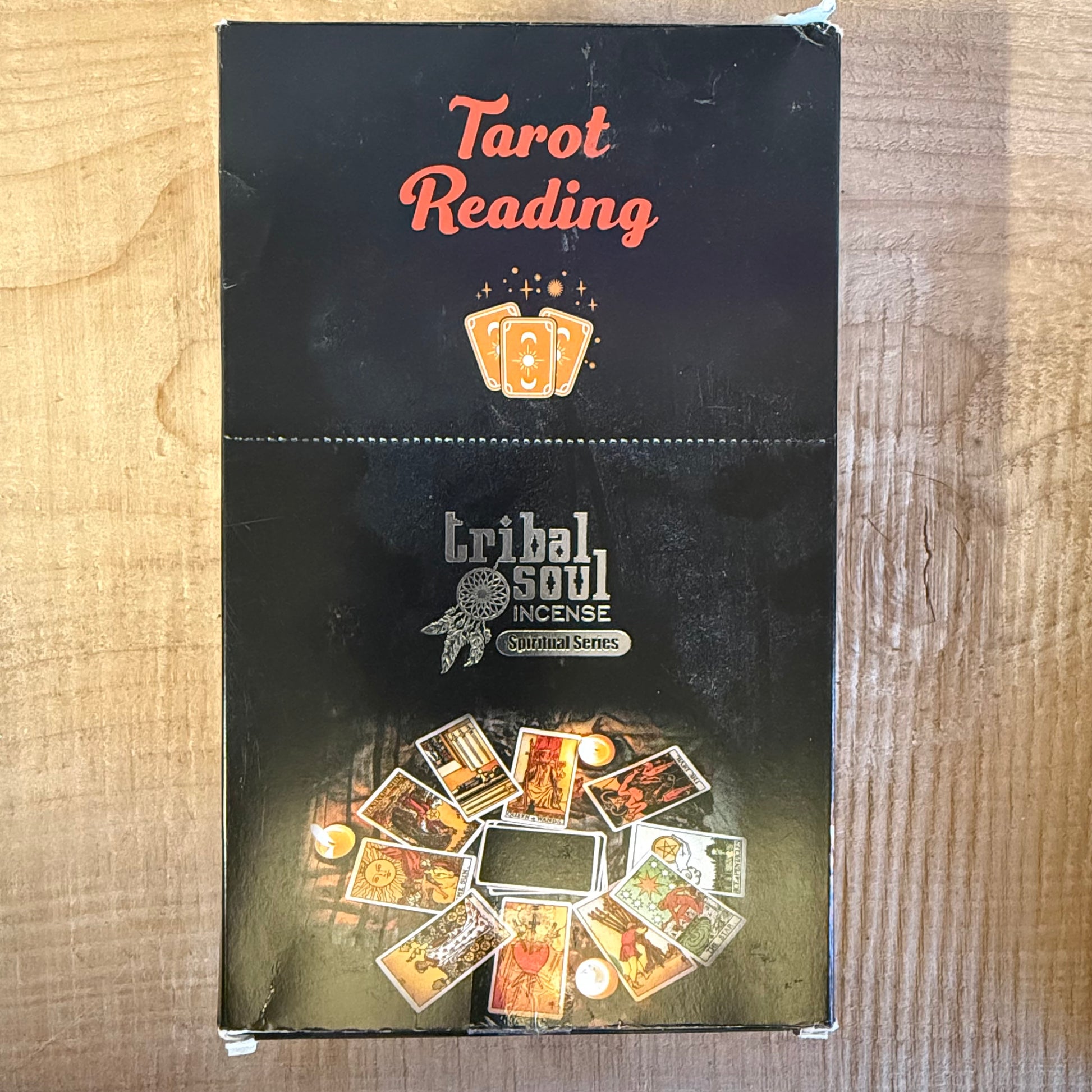 Tribal Soul Tarot Reading Incense for cleansing tarot decks and ritual spaces. Hand rolled incense with holder for divination, focus, and clarity.