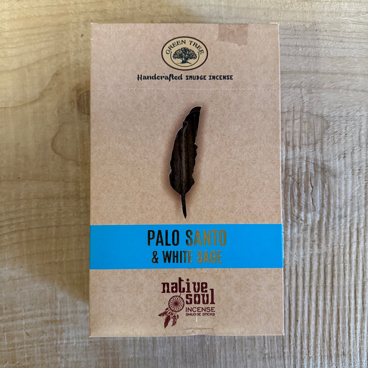 Native Soul smudge incense sticks with Palo Santo and white sage for energy cleansing